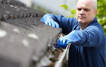 cleaning and inspecting The Brook roofs